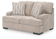 High Profile Taupe Loveseat - 5990235