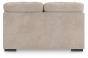 High Profile Taupe Loveseat - 5990235