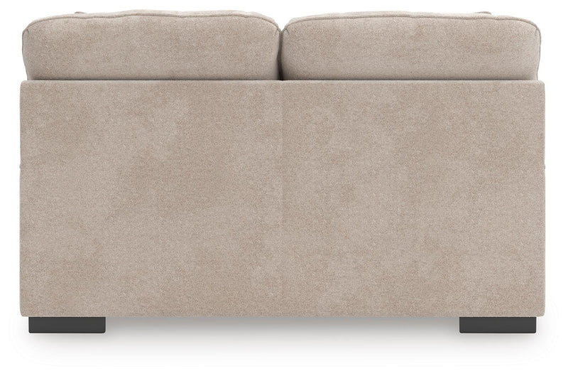 High Profile Taupe Loveseat - 5990235