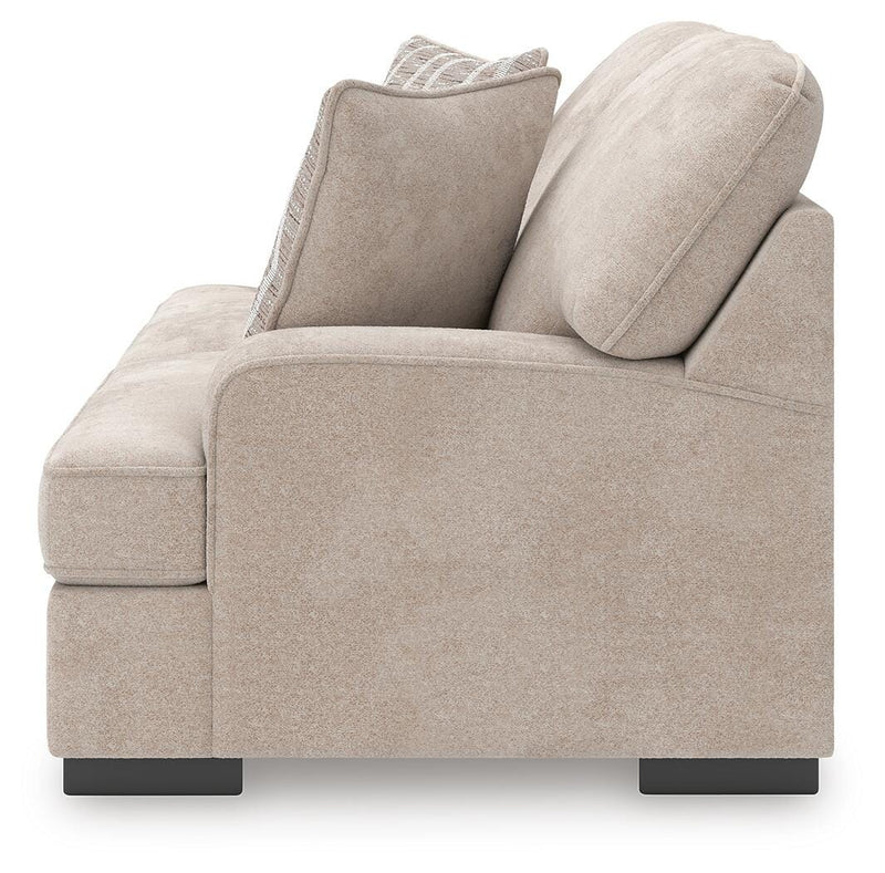 High Profile Taupe Loveseat - 5990235
