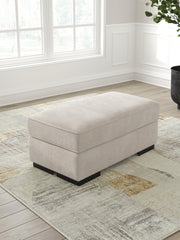 High Profile Taupe Ottoman - 5990214