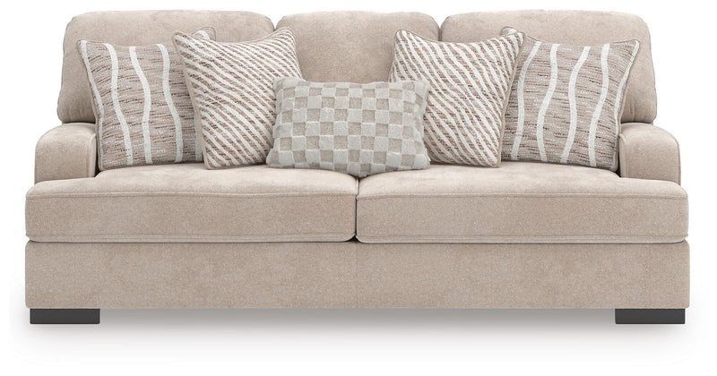 High Profile Taupe Sofa - 5990238