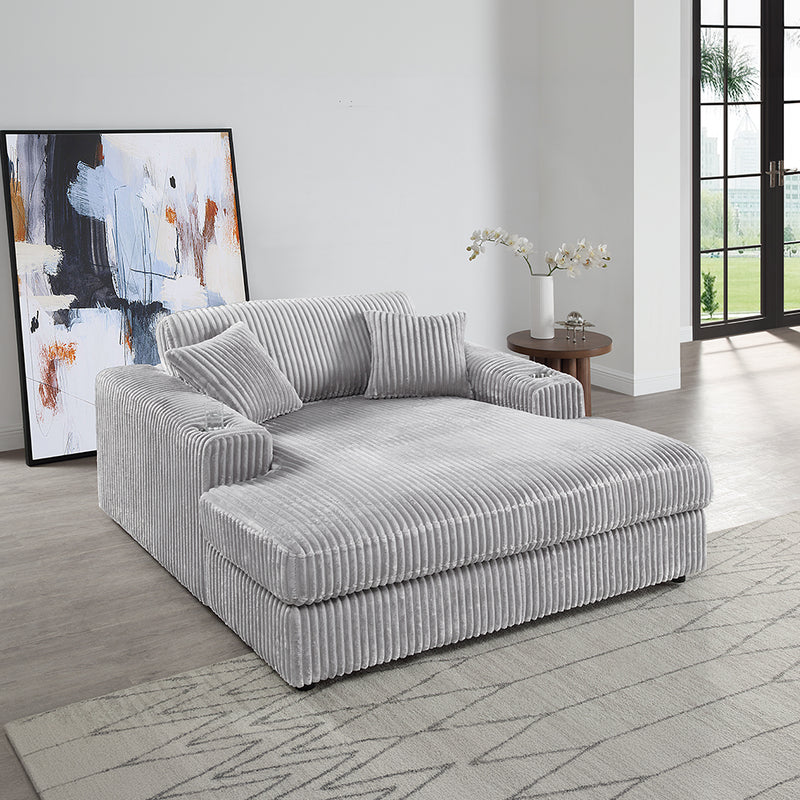Hilde Chaise w/2 Pillows - LV03681