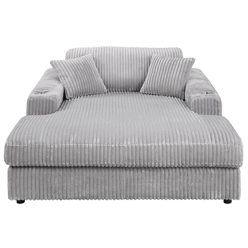 Hilde Chaise w/2 Pillows - LV03681