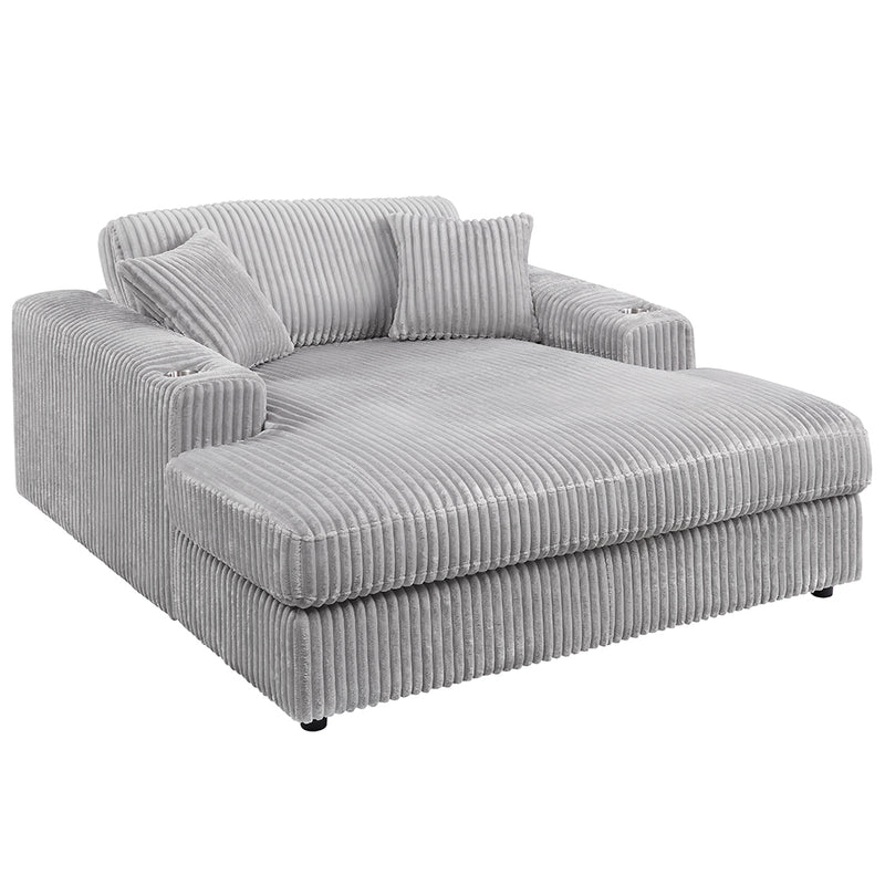 Hilde Chaise w/2 Pillows - LV03681