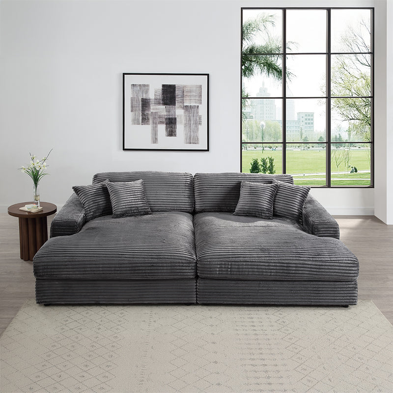 Hilde Chaise w/2 Pillows - LV03690