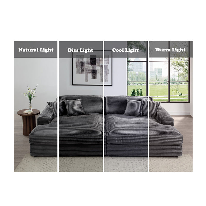 Hilde Chaise w/2 Pillows - LV03690