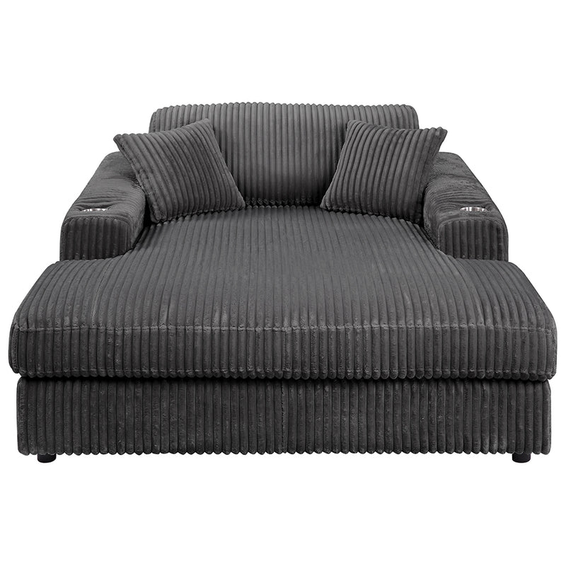 Hilde Chaise w/2 Pillows - LV03691