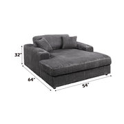 Hilde Chaise w/2 Pillows - LV03691