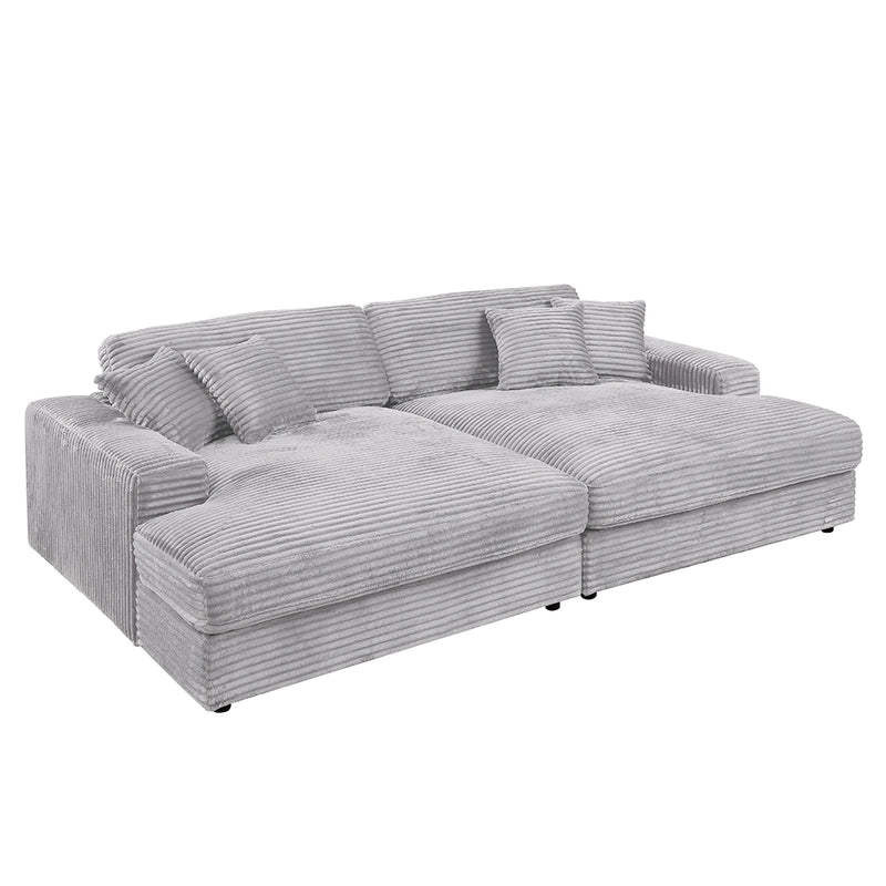 Hilde Sectional Sofa w/4 Pillows - LV03680