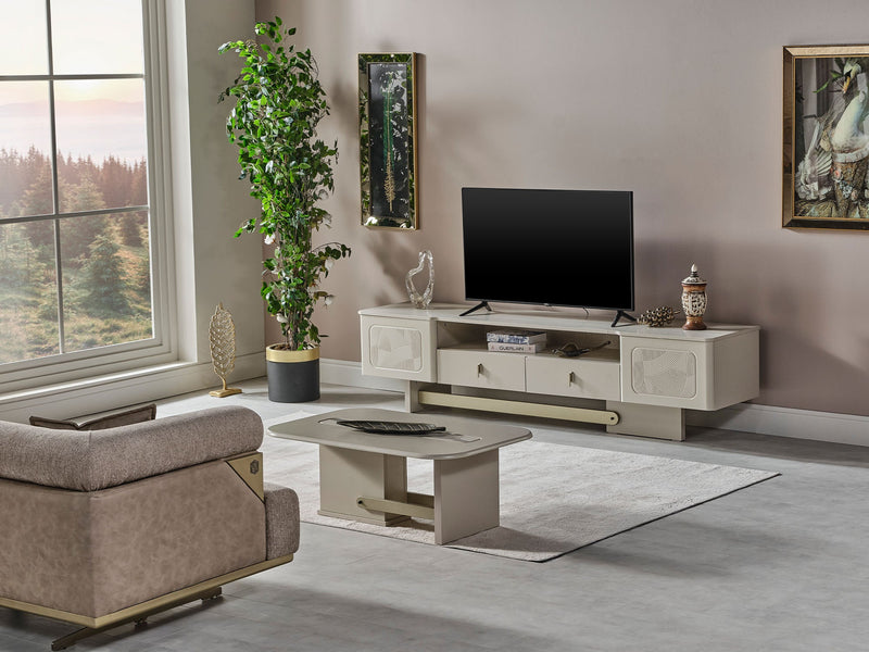 Hisar Tv Stand - 200-MUM-HIS-TV