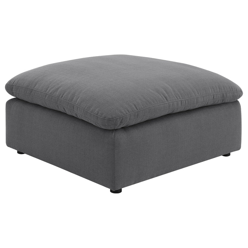 Hobson 4-piece Upholstered Modular Sectional Sofa Charcoal - 551455-SETB