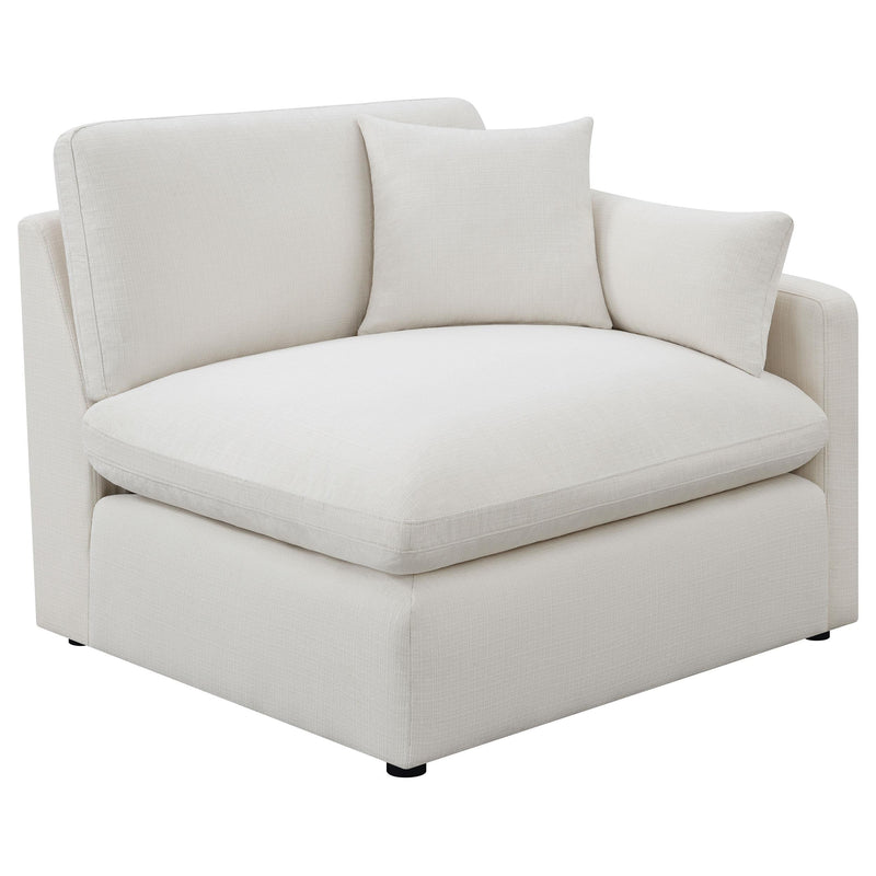 Hobson 4-piece Upholstered Modular Sectional Sofa Ivory - 551451-SETB
