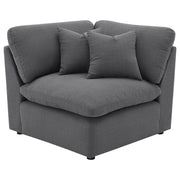 Hobson 5-piece Upholstered Modular Sectional Sofa Charcoal - 551455-SETA