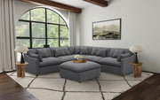 Hobson Upholstered Armless Chair Charcoal - 551455