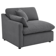 Hobson Upholstered LAF Chair Charcoal - 551458LAF