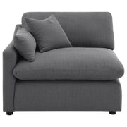 Hobson Upholstered LAF Chair Charcoal - 551458LAF