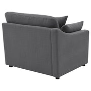 Hobson Upholstered LAF Chair Charcoal - 551458LAF