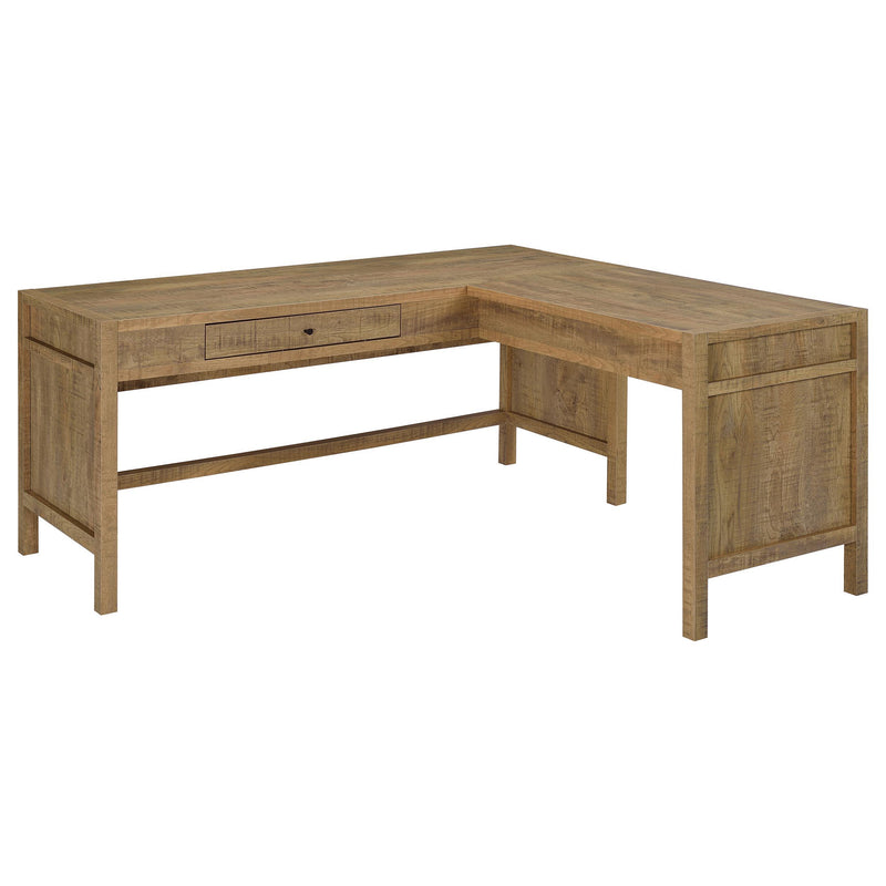 Hogan 1-drawer Lift Top L-shape Computer Writing Desk Mango - 800789
