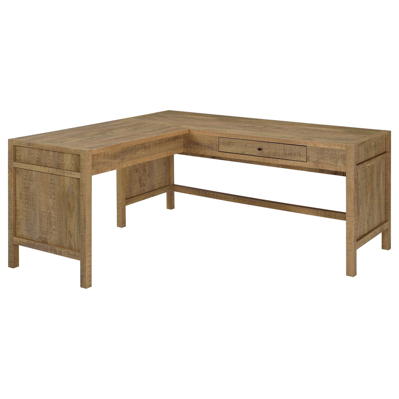 Hogan 1-drawer Lift Top L-shape Computer Writing Desk Mango - 800789