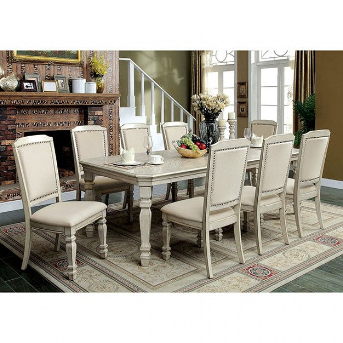 Holcroft Antique White/Ivory Dining Table - CM3600T