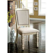 Holcroft Antique White/Ivory Dining Table - CM3600T