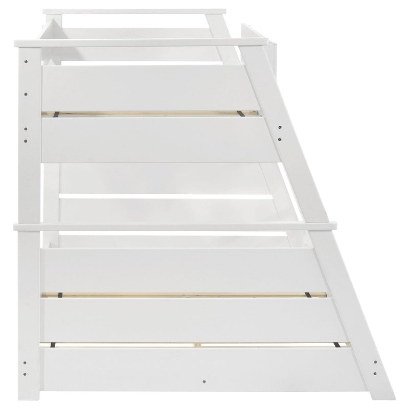 Holden Wood Veneer Twin Over Full Bunk Bed White - 460593WHT