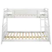 Holden Wood Veneer Twin Over Full Bunk Bed White - 460593WHT