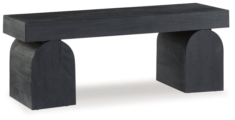 Holgrove Black Accent Bench - A3000683