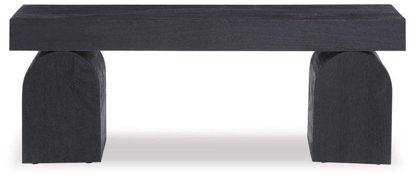 Holgrove Black Accent Bench - A3000683