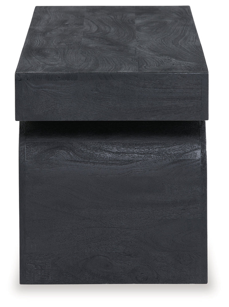Holgrove Black Accent Bench - A3000683
