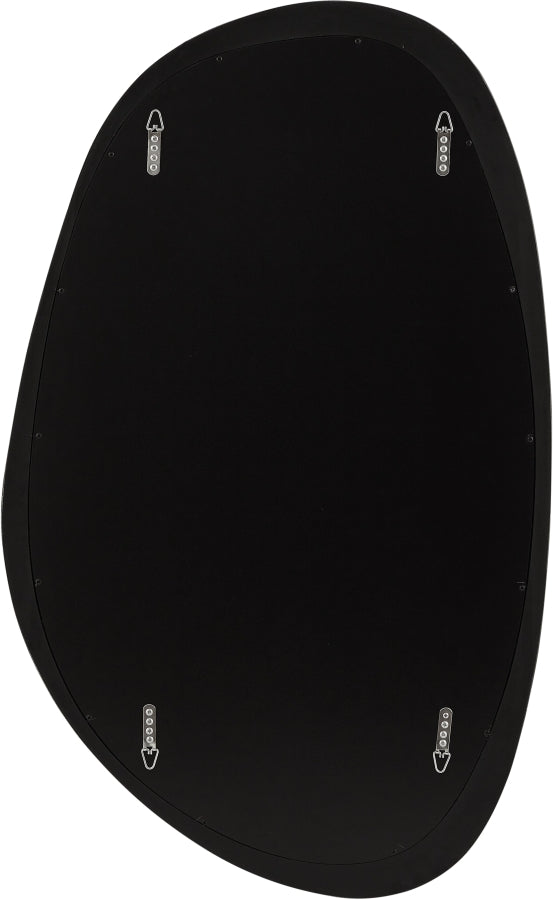 Holland Polyresin Frame Mirror in Black - 66092Black-M