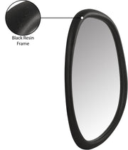 Holland Polyresin Frame Mirror in Black - 66092Black-M