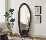 Holland Polyresin Frame Mirror in Black - 66093Black-M