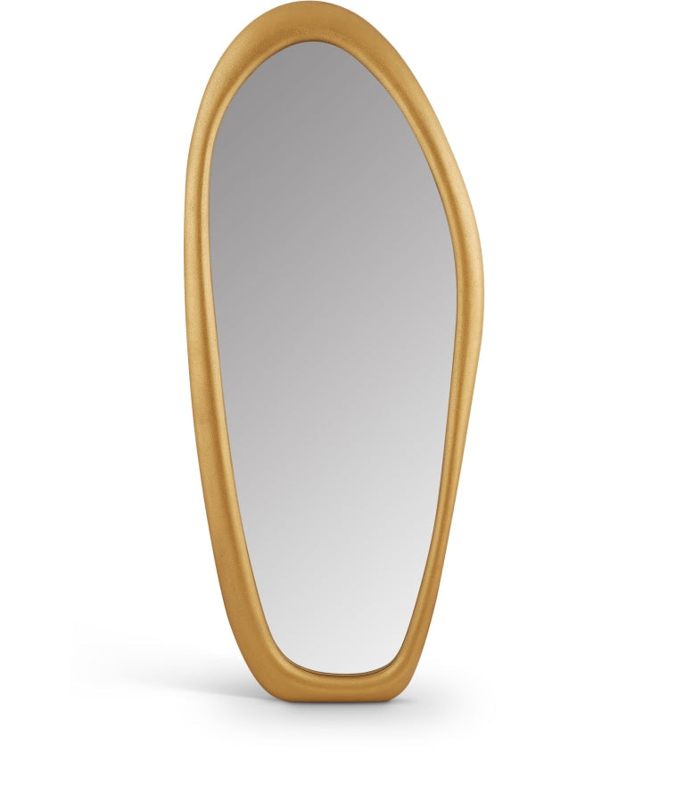 Holland Polyresin Frame Mirror in Brass - 66093Brass-M