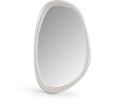 Holland Polyresin Frame Mirror in White - 66092White-M