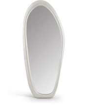 Holland Polyresin Frame Mirror in White - 66093White-M