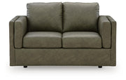 Hollis Studio Sofa and Loveseat in Grove - PKG027249