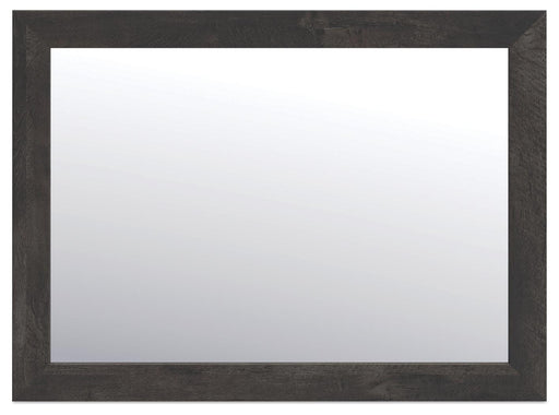Hollivern Dark Gray Bedroom Mirror - PCB2108-36