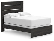 Hollivern Dark Gray Full Panel Bed - PCB2108B12
