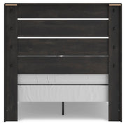 Hollivern Dark Gray Full Panel Bed - PCB2108B12
