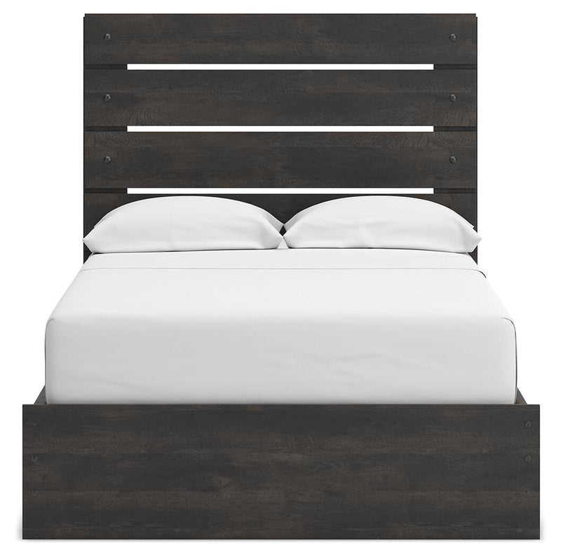 Hollivern Dark Gray Full Panel Storage Bed - PCB2108B15
