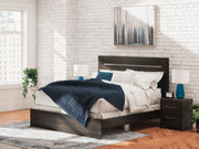 Hollivern Dark Gray King Panel Bed - PCB2108B8
