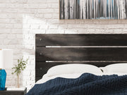 Hollivern Dark Gray King Panel Bed - PCB2108B8