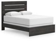 Hollivern Dark Gray Queen Panel Bed - PCB2108B2