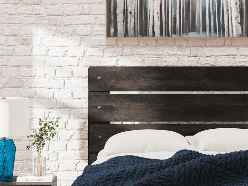 Hollivern Dark Gray Twin Panel Bed - PCB2108B11