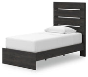 Hollivern Dark Gray Twin Panel Storage Bed - PCB2108B17