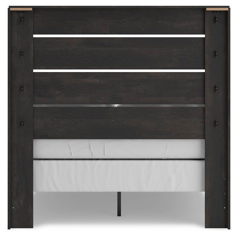 Hollivern Full Panel Bed, Dresser and Mirror - PCB2108B14