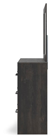Hollivern Full Panel Bed, Dresser and Mirror - PCB2108B14
