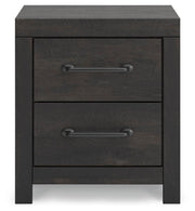 Hollivern Full Panel Storage Bed, Dresser and Nightstand in Dark Gray - PKG021637
